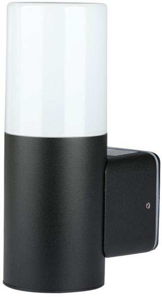 Wandleuchte, Aluminium, schwarz, H 25 cm, VT-7616