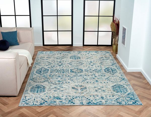 Myflair Möbel & Accessoires Teppich My Heriz 2, rechteckig, Höhe: 8 mm, Kurzflor, klassisches Orient Design, besonders weich durch Microfaser