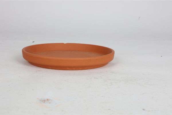 5x Terrakotta Untersetzer 22cm Pflanzentöpfe Teller Blumentopf Gefäß Kübel Braun