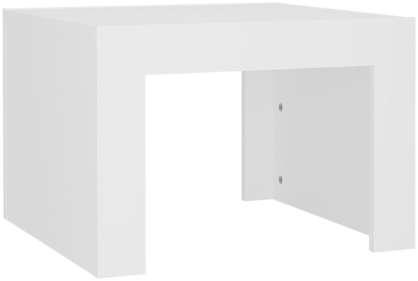 vidaXL Couchtisch Weiß 50x50x35 cm Holzwerkstoff 808549