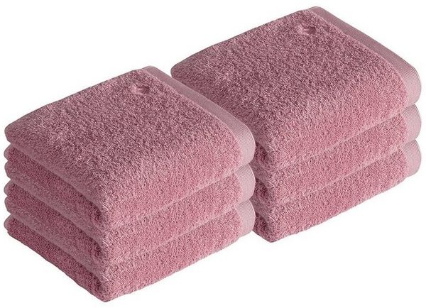 Vossen Handtücher 6er Pack Handtuch 50 x 100 cm High Line, Frottier (Spar-Set, 6-St), Vegan