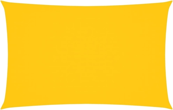 vidaXL Sonnensegel Oxford-Gewebe Rechteckig 2,5x5 m Gelb 135594