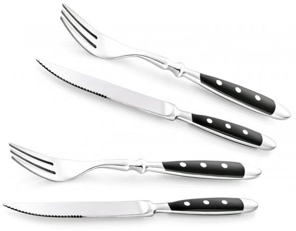Steakbesteck / Pizzabesteck 4tlg. Bistro - für 2 Personen