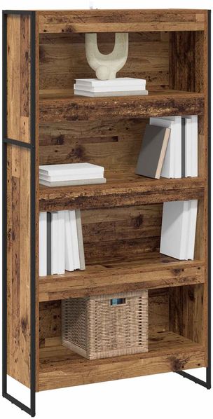 vidaXL Bücherregal 80 x 30 x 155 cm Holzwerkstoff Altholz 3403008 Bild 3