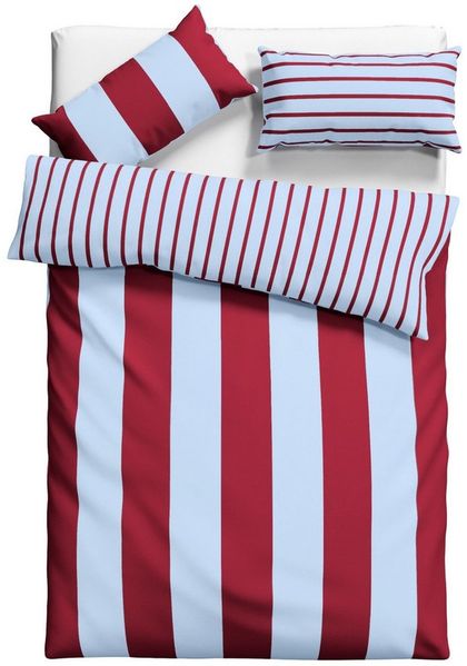 OTTO home Wendebettwäsche Sari Trend, Linon, 2 teilig, ab Gr. 135/200 cm, Bettwäsche in modernen Farben, trendig Bild 2