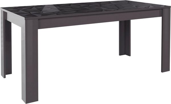 INOSIGN Esstisch Prisma 180x90 cm, Küchentisch, Esszimmertisch, rechteckig, Tischplatte Stärke 22 mm u. mit elegantem Siebdruck, Farbauswahl