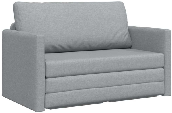 vidaXL Schlafsofa Hellgrau 124 x 71 x 78 cm Stoff 4106691
