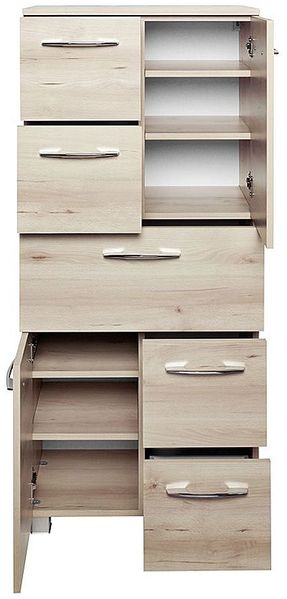 Midischrank 'Portofino', Buche Iconic, B/H/T ca. 60/134/35 cm Bild 6