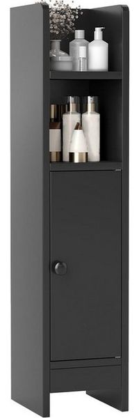 COSTWAY Badkommode, Badschrank Badezimmerschrank schmal, verstellbare Ablagen