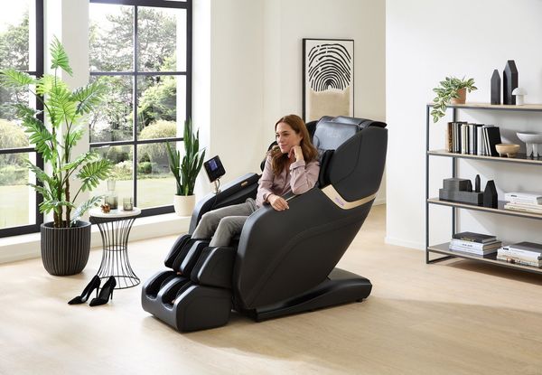 WELCON Massagesessel Massagesessel PRESTIGE III 4D mit Scan Funktion und Heizung