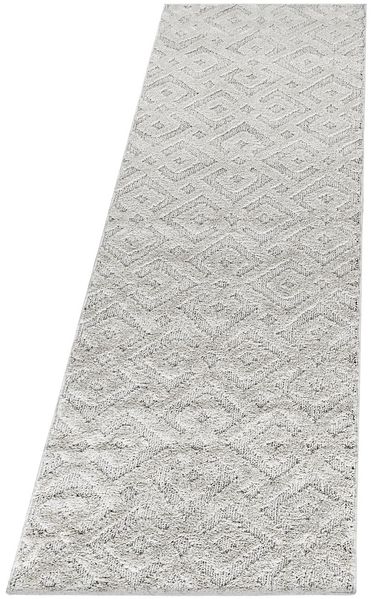 Hochflor Teppich Pepe Läufer - 80x250 cm - Creme