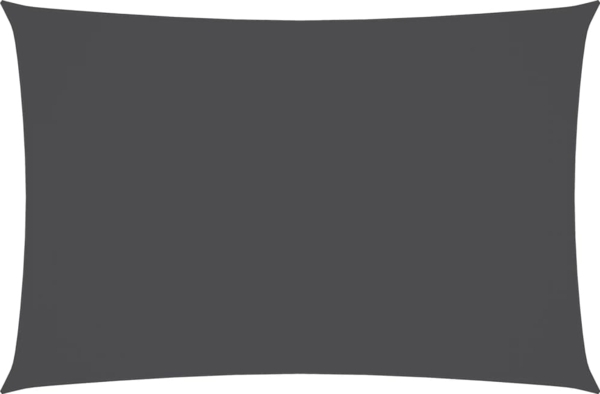 vidaXL Sonnensegel Oxford-Gewebe Rechteckig 6x8 m Anthrazit 135113