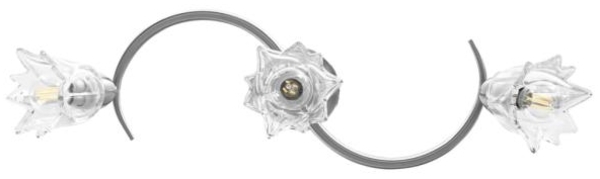 vidaXL Deckenleuchte mit Glasschirmen für 3 E14 Glühlampen 289230 Bild 5