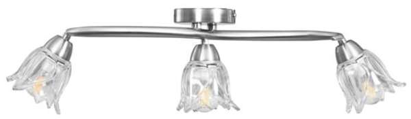 vidaXL Deckenleuchte mit Glasschirmen für 3 E14 Glühlampen 289230 Bild 4