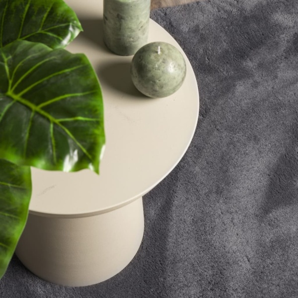 vidaXL Teppich HUARTE Kurzflor Weich und Waschbar Anthrazit 80x150 cm 374995 Bild 6