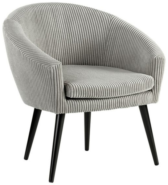 XDREAM Loungesessel Lutz, Relaxsessel, Cocktailsessel, Polstersessel, Einzelsessel (1-St), bequemer Sessel in moderner Cord-Optik, viele verschiedene Farben Bild 4