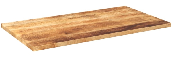 vidaXL Tischplatte 100x50x2,5 cm Rechteckig Raues Massivholz Mango 371320