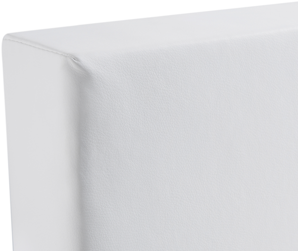 Beliani 'President' Boxspringbett mit Taschenfederkern-Matratzen, Kunstleder weiß, 160x200 cm Bild 6