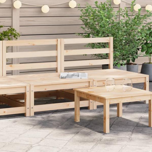 vidaXL Gartensofas ohne Armlehnen 2 Stk. 70x70x67 cm Massivholz Kiefer 837921