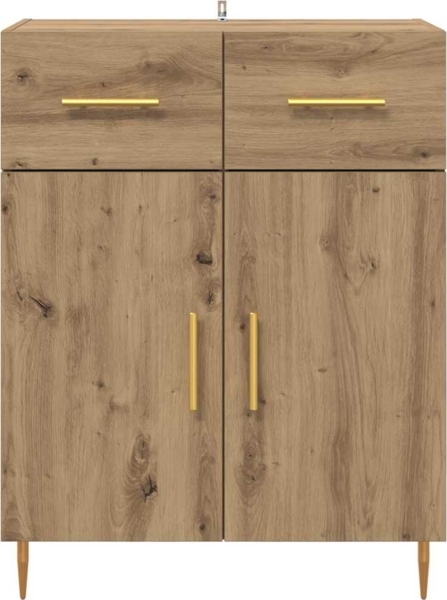 vidaXL Sideboard Artisan-Eiche 69,5 x 34 x 90 cm Holzwerkstoff 882264 Bild 5