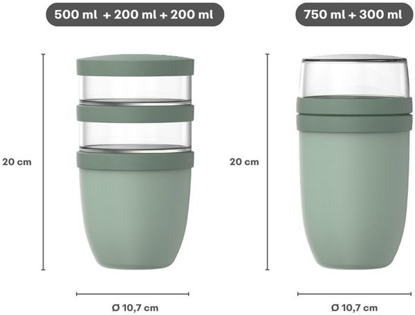 Mepal Ellipse Lunchpot-Set XL 2-teilig - Vivid Mauve Bild 6
