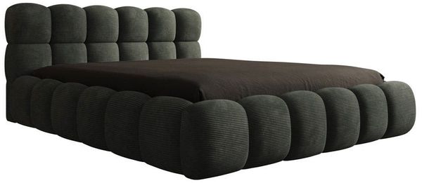 Luxusbetten24 Polsterbett Designer Polsterbett Boston, in Cord mit Stauraum
