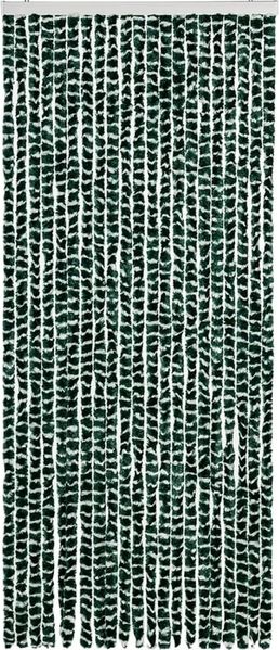 vidaXL Insektenschutz-Vorhang Grün und Weiß 90x220 cm Chenille 325446 Bild 3