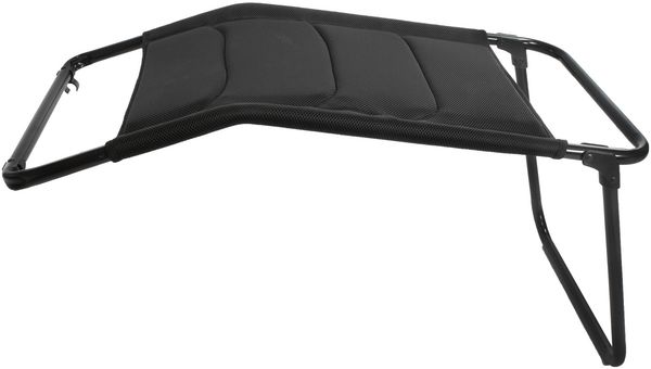 osoltus Fußablage Fußhocker für Campingsessel Soft Touch Black Magic