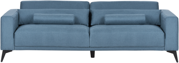 3-Sitzer Sofa Stoff blau ANGE