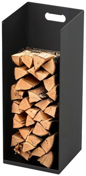 Metallregal für Kaminholz und Briketts, Feuerholzregal, Holzregal