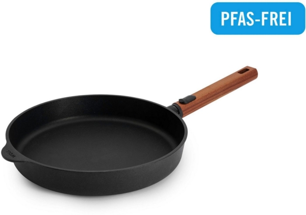 WOLL Bratpfanne Eco Logic QXR Guss-Flachpfanne, Aluminiumguss (1-tlg), PFAS-freie Diamond-QXR - Beschichtung