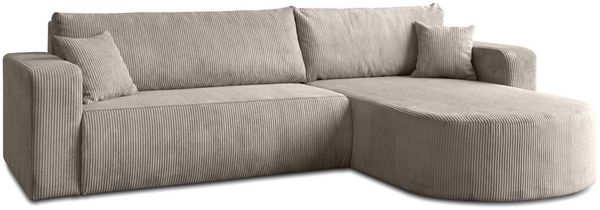 Lookway Ecksofa SOPRANO mit Schlaffunktion und Bettkasten, Schlaffunktion