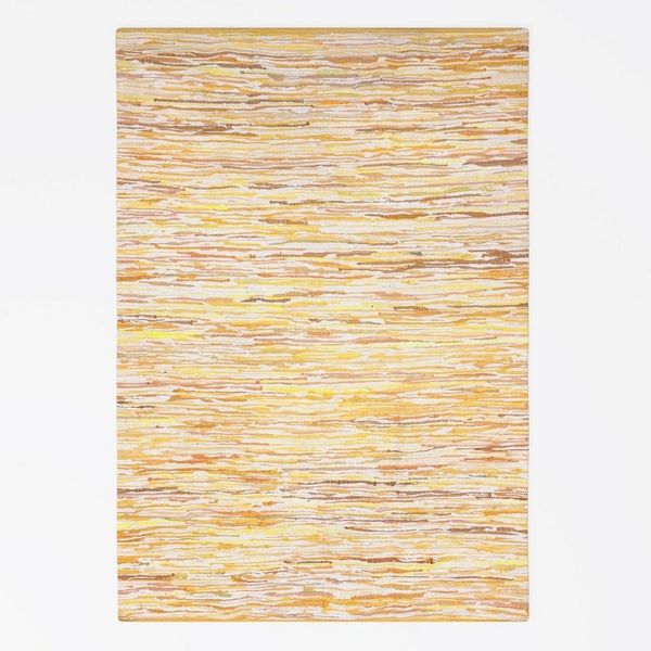 Wohnando Teppich MY-RUG Rajesh, Chindi-Teppich 110x60cm, rechteckig, Höhe: 10 mm, aus recycelten Baumwollresten, Fleckerl, handgewebt, wendbar