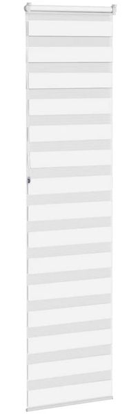 vidaXL Doppelrollo Weiß 55x230 cm Stoffbreite 50,9 cm Polyester 4014798 Bild 4