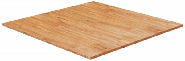 vidaXL Tischplatte Quadratisch Hellbraun 90x90x2,5cm Behandelte Eiche 343033