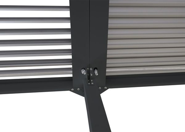 Mendler 'HWC-L41' Pergola ohne Seitenwände, Metall anthrazit, 3x6 m Bild 4