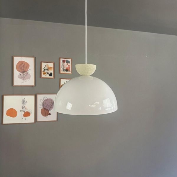 Bamyum Pendelleuchte Pendelleuchte Yimpi Hängelampe Industrial Ø30 cm, E27, Moderne Lampe, ohne Leuchtmittel, E27, Dimmbar, Einstellbare Kabellänge