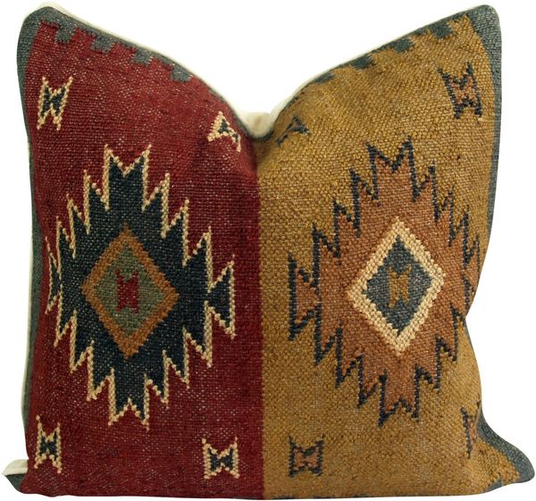 Guru-Shop Kissenbezüge Kelim Kissenhülle - 50*50 cm Modell 4