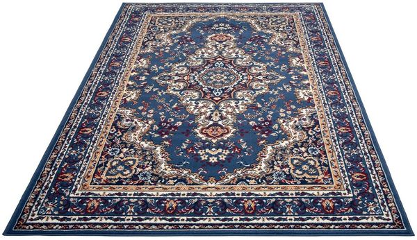 OTTO home Teppich Oriental, Made in Belgium, rechteckig, Höhe: 7 mm, Orient-Optik, mit Bordüre, Teppich, Kurzflor, Weich, Kundenliebling