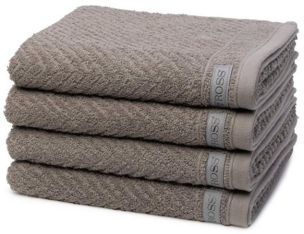 Ross Smart 4 tlg. Frottier-Set - 4 X Handtuch (50 X 100cm) - 520 g/m2 - Flanell