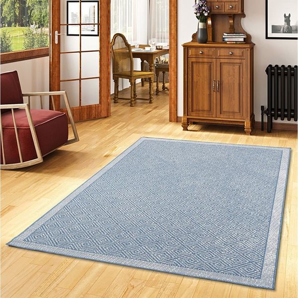 Pergamon Outdoorteppich In & Outdoor Teppich Hampton Meliert, Rechteckig, Höhe: 4 mm