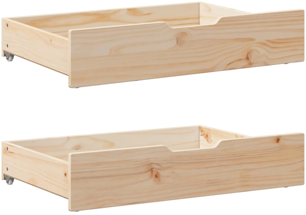 vidaXL Tagesbett Ausziehbar mit Schubladen ohne Matratze 80x200 cm 3302148 Bild 5