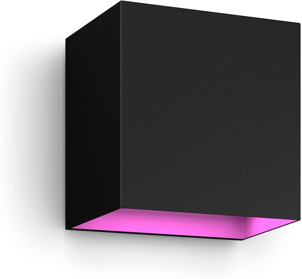 Philips Hue White & Color Ambiance Resonate Wandleuchte einstrahlig, schwarz