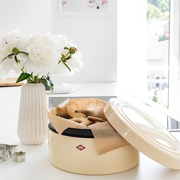 WESCO Gebäckdose Classic Line 4 Liter MANDEL mit Deckel / Dose Bild 6