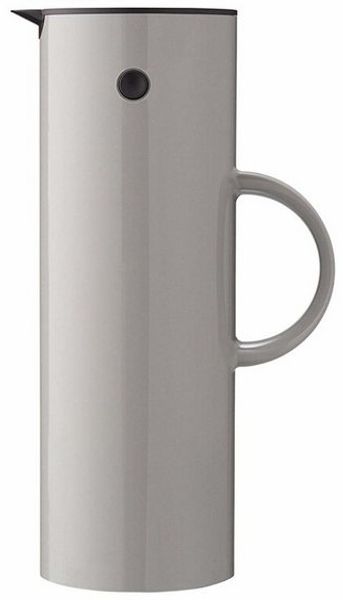 Stelton EM77 Isolierkanne Light Grey, Kanne, Isokanne, Kunststoff, Hellgrau, 1,0 l, 918