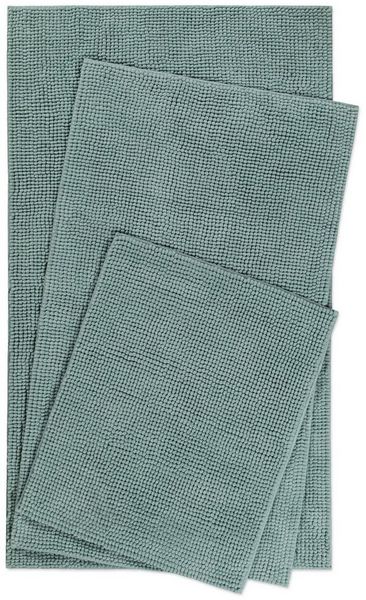 Wecon home Basics Badematte Balu, Höhe 14 mm, Polyester, rechteckig, Chenille, waschbar, rutschfest, schnell trocknend, weich, Badteppich