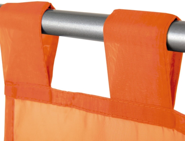 Bestlivings orange Bistrogardine Transparent mit Schlaufen in 80x110 cm ( BxL ), in vielen Varianten erhältlich Bild 4