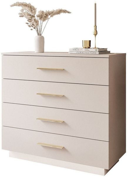 Lookway Kommode LINA KASCHMIR 95 cm mit LED Beleuchtung