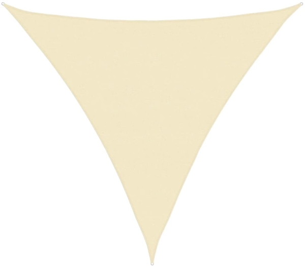 vidaXL Sonnensegel 160 g/m² Creme 6x6x6 m HDPE 311212
