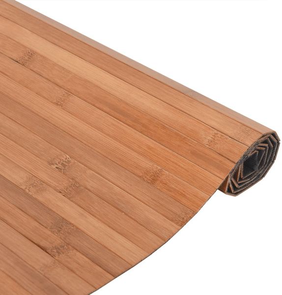 vidaXL Teppich Rechteckig Natur 80x500 cm Bambus 376793 Bild 4